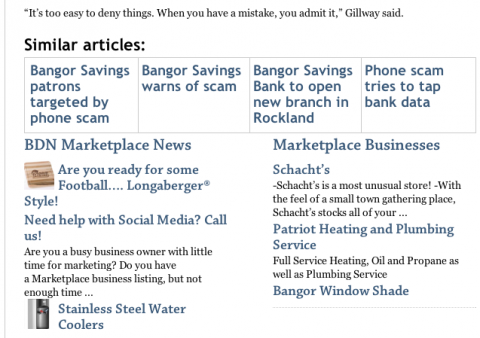A screenshot of the BDN Marketplace News section